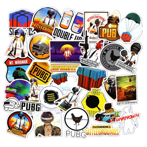 29pcs/Set PUBG Cosplay Sticker