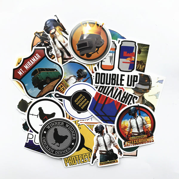 29Pcs/lot Playerunknows PUBG Game Stickers